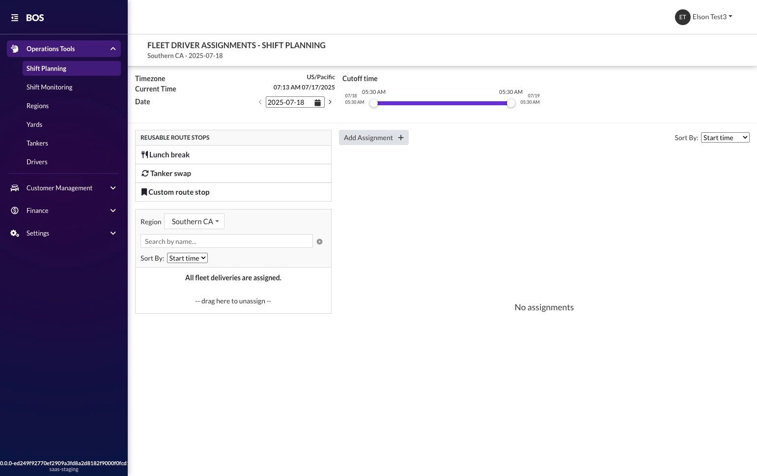 Create Driver Assignments with the Shift Planning Tool – Booster Fuels