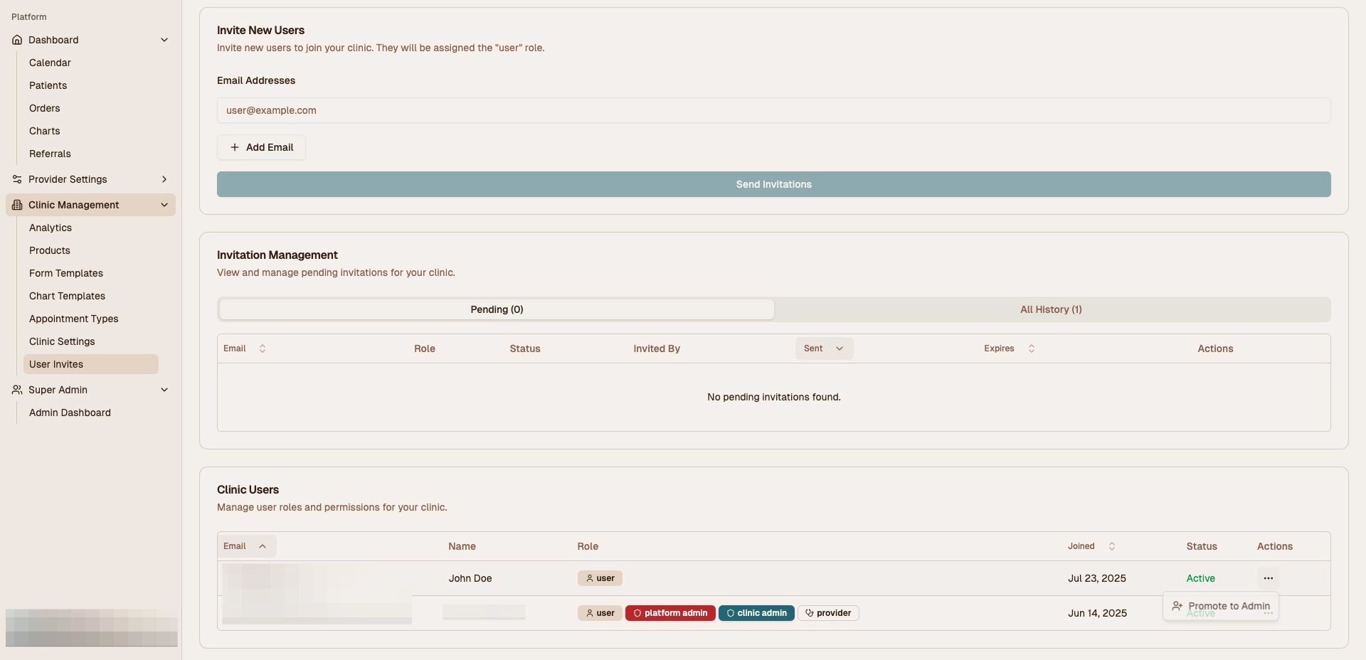 Promote to Admin