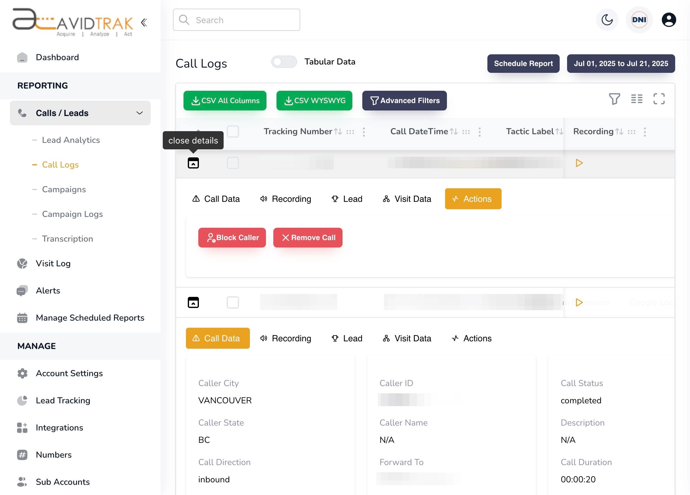 How To Access Call Logs and Data