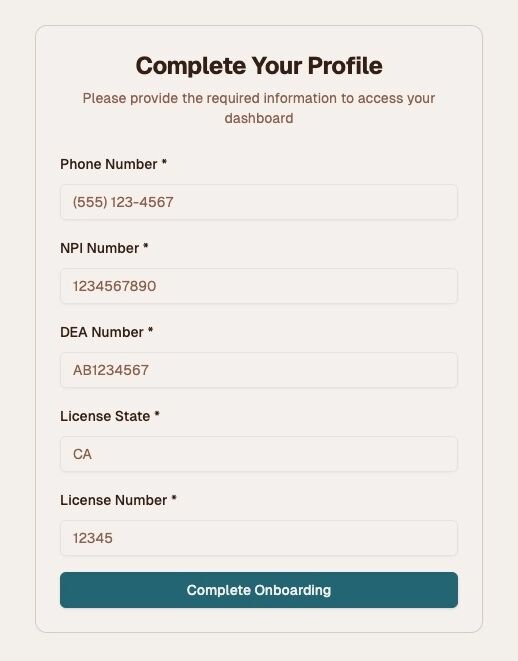 Provider Information