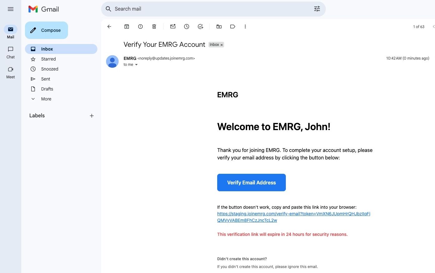 Verify Email Address