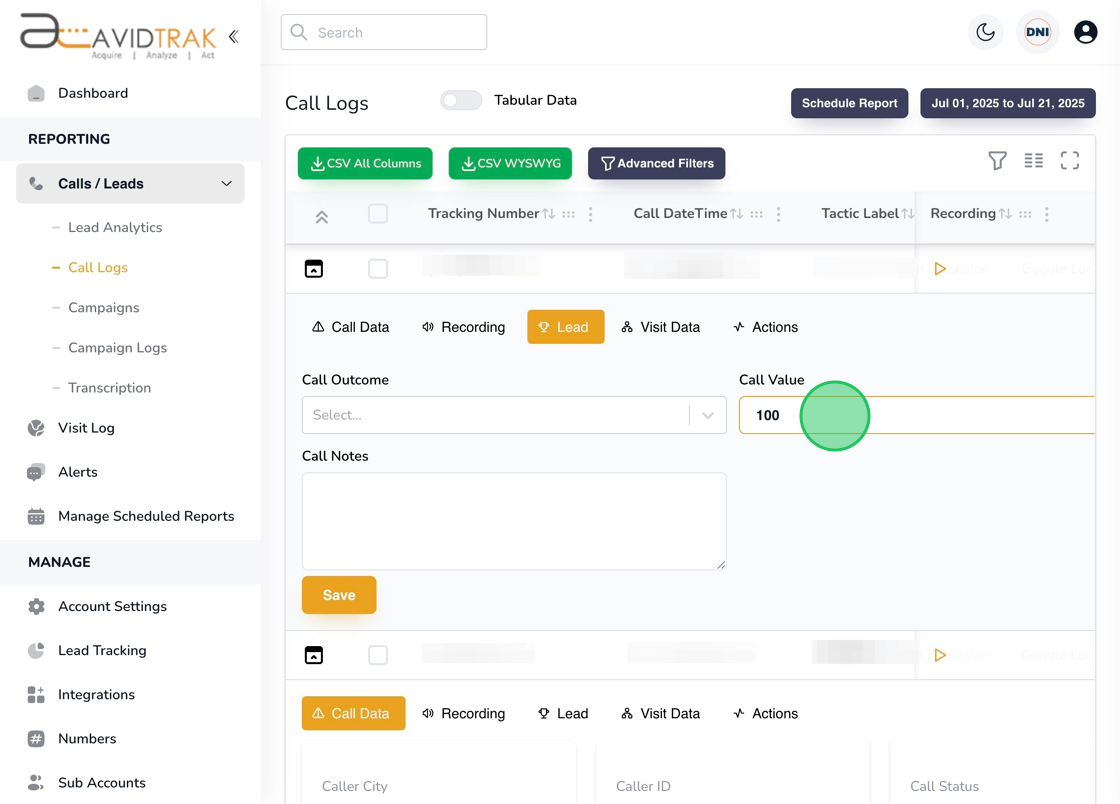 How To Access Call Logs and Data