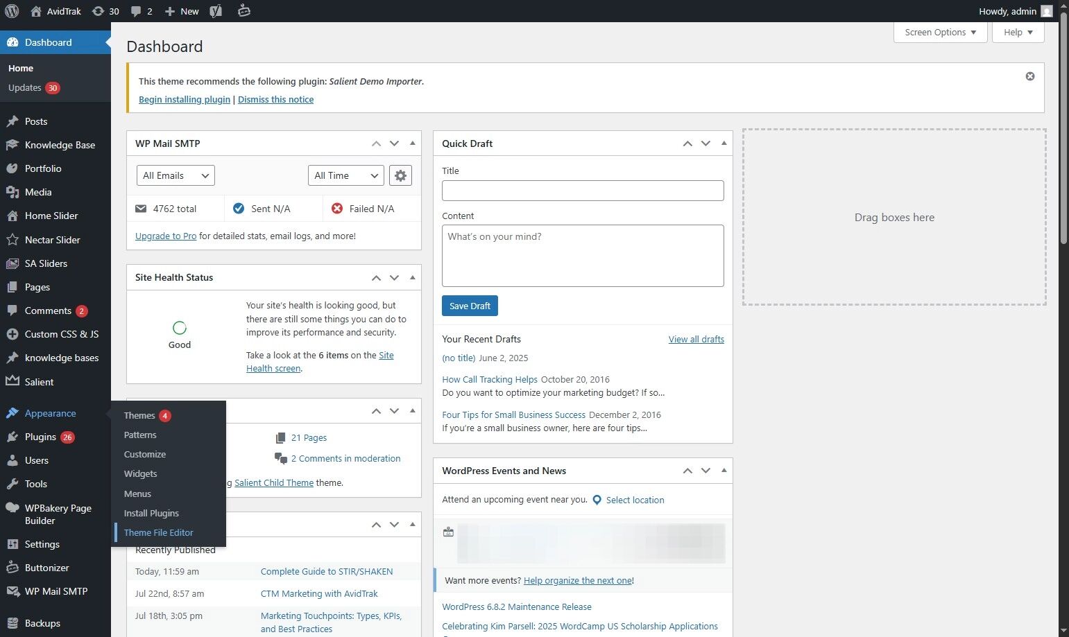 AvidTrak JavaScript  next step