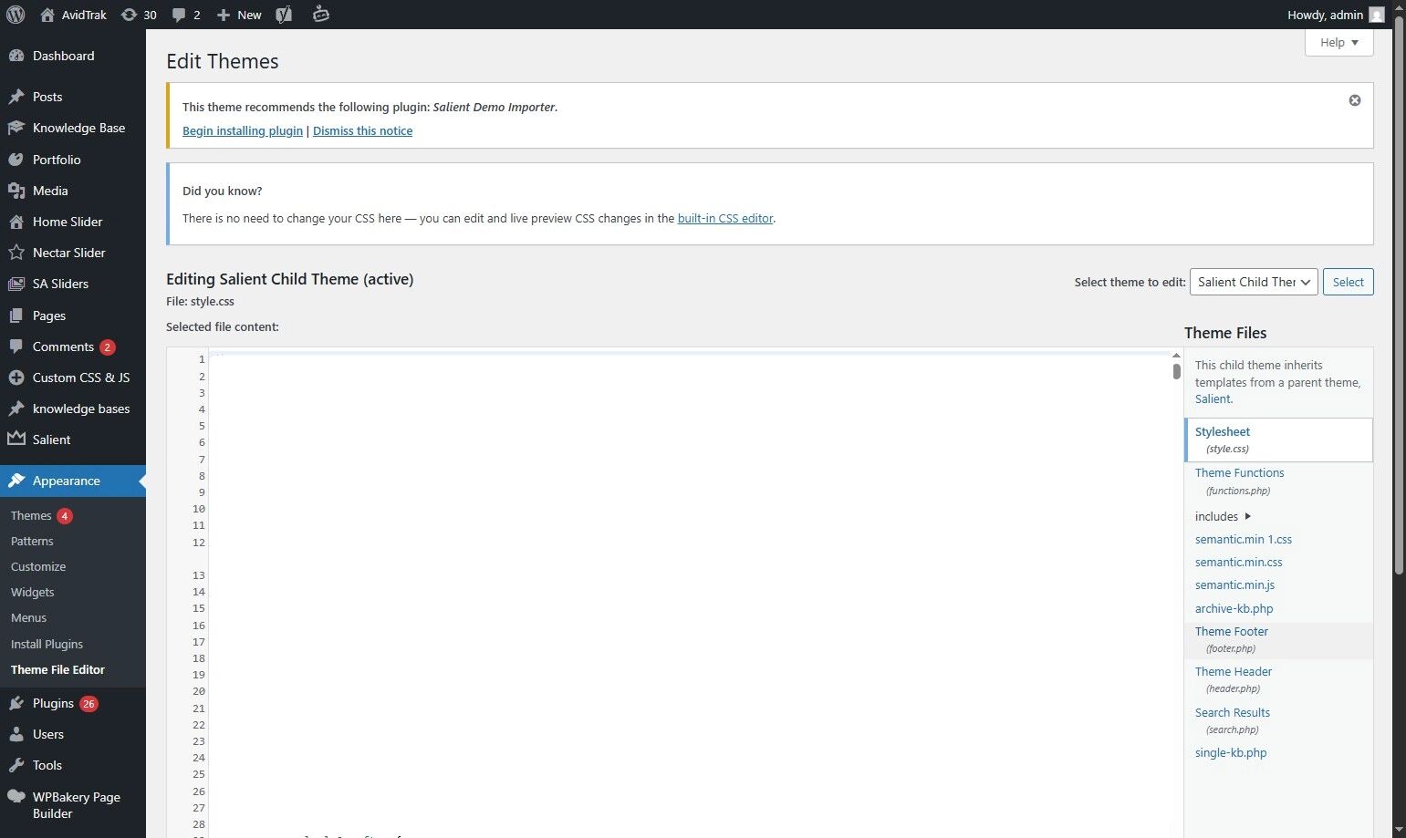 AvidTrak JavaScript add