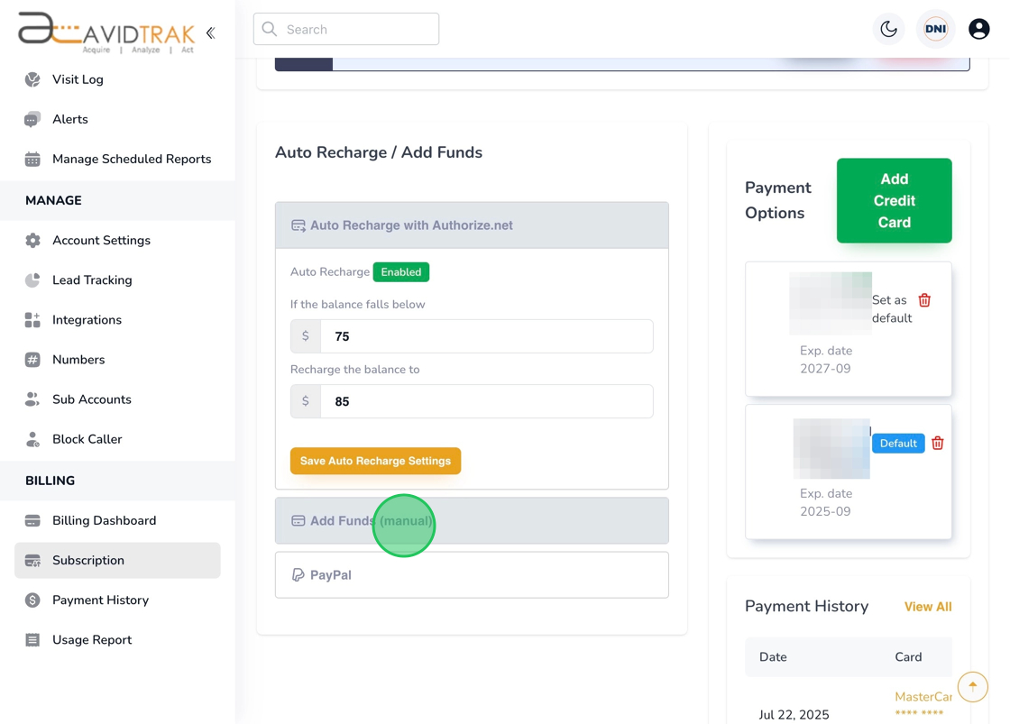 Cancel Your Subscription Package in AvidTrak