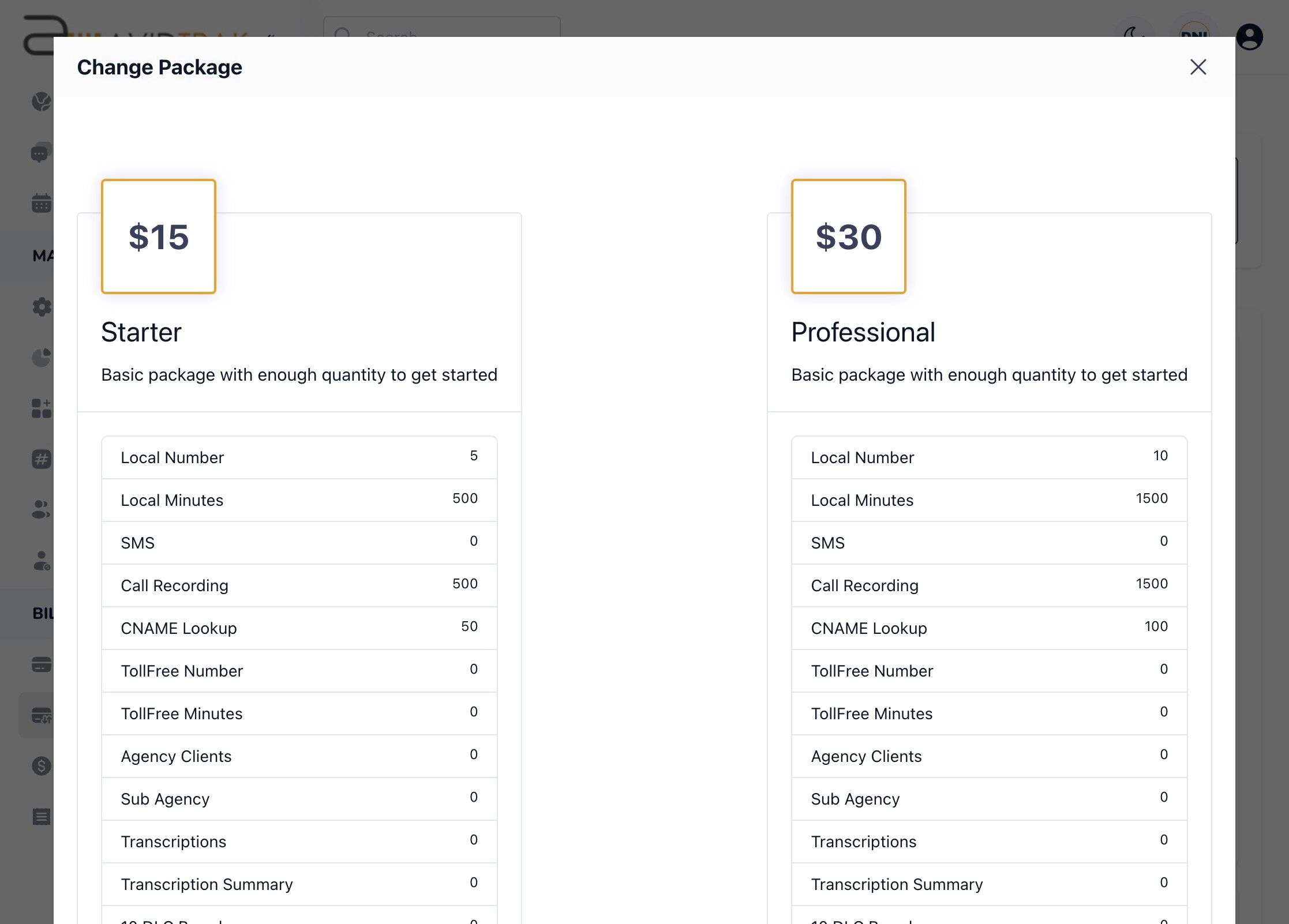 Cancel Your Subscription Package in AvidTrak