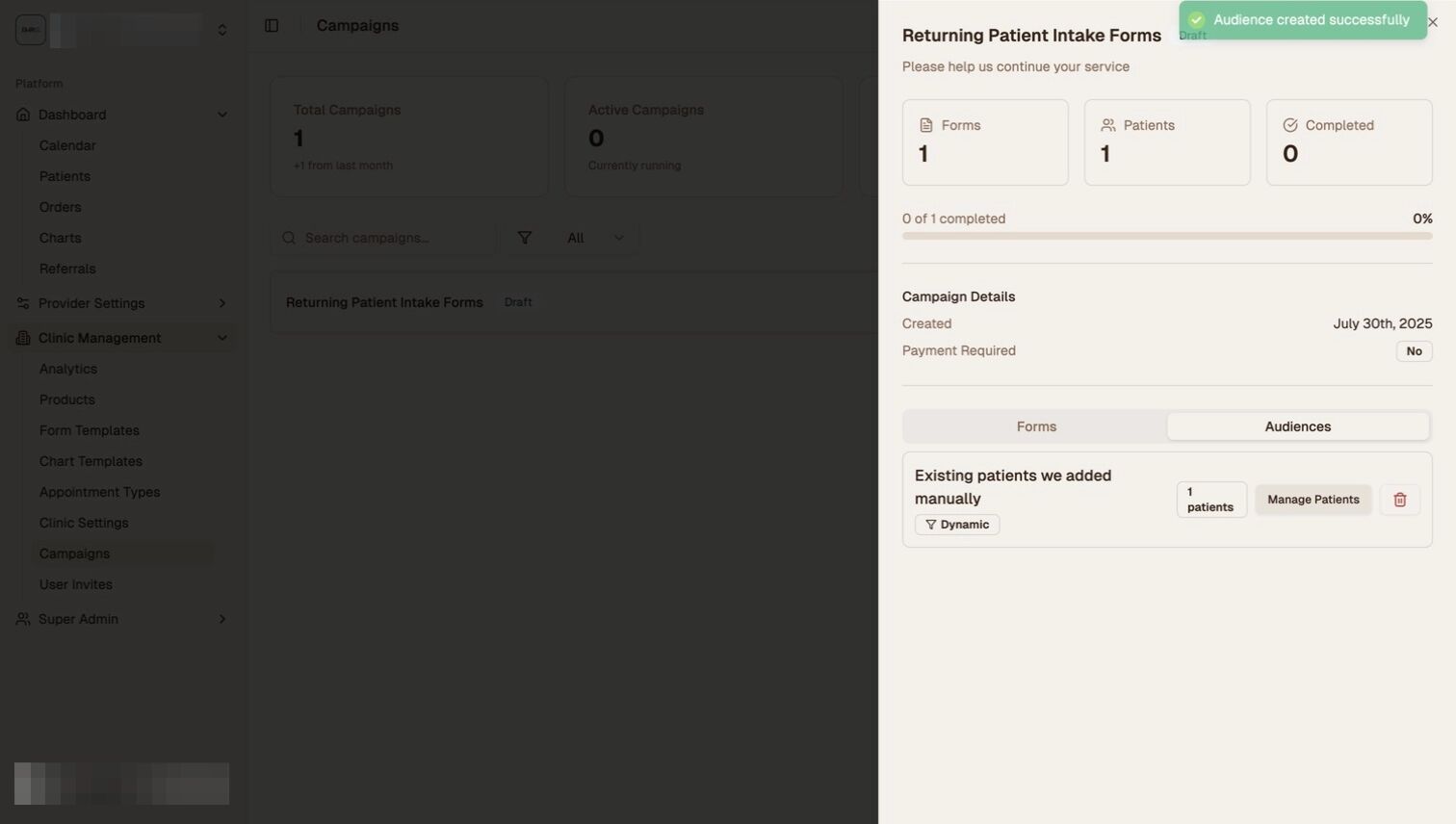 Manage Patients