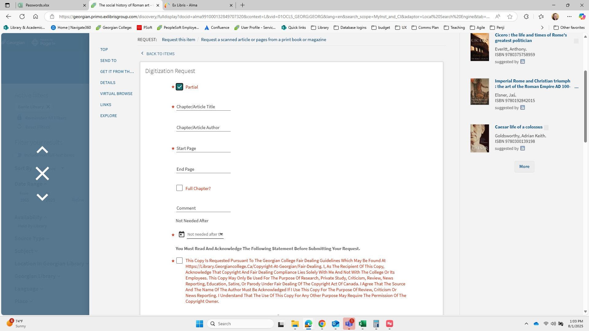 Digitization Service - Alma Guide - Library and Learning Services at ...