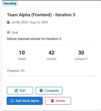Click on Add Work Items button