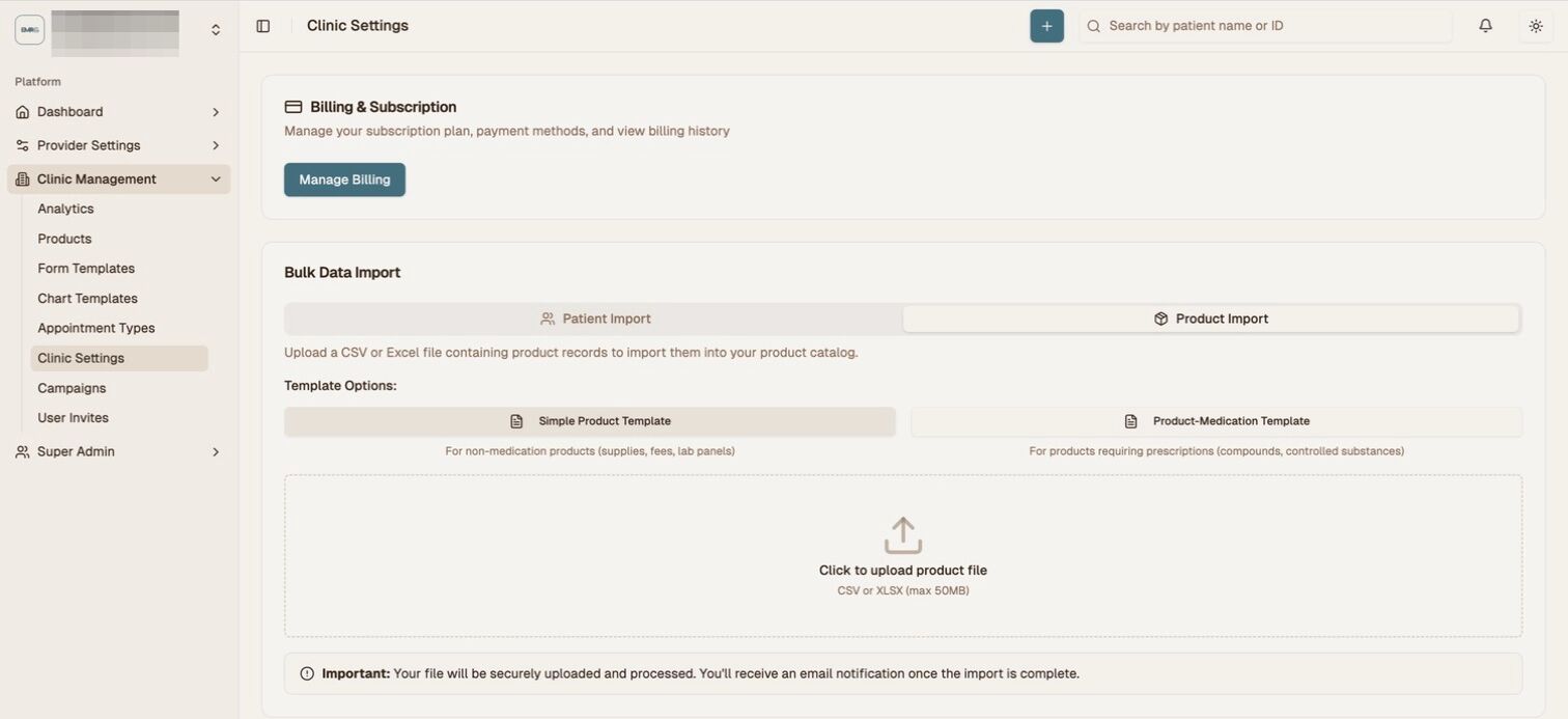 Simple Product Template