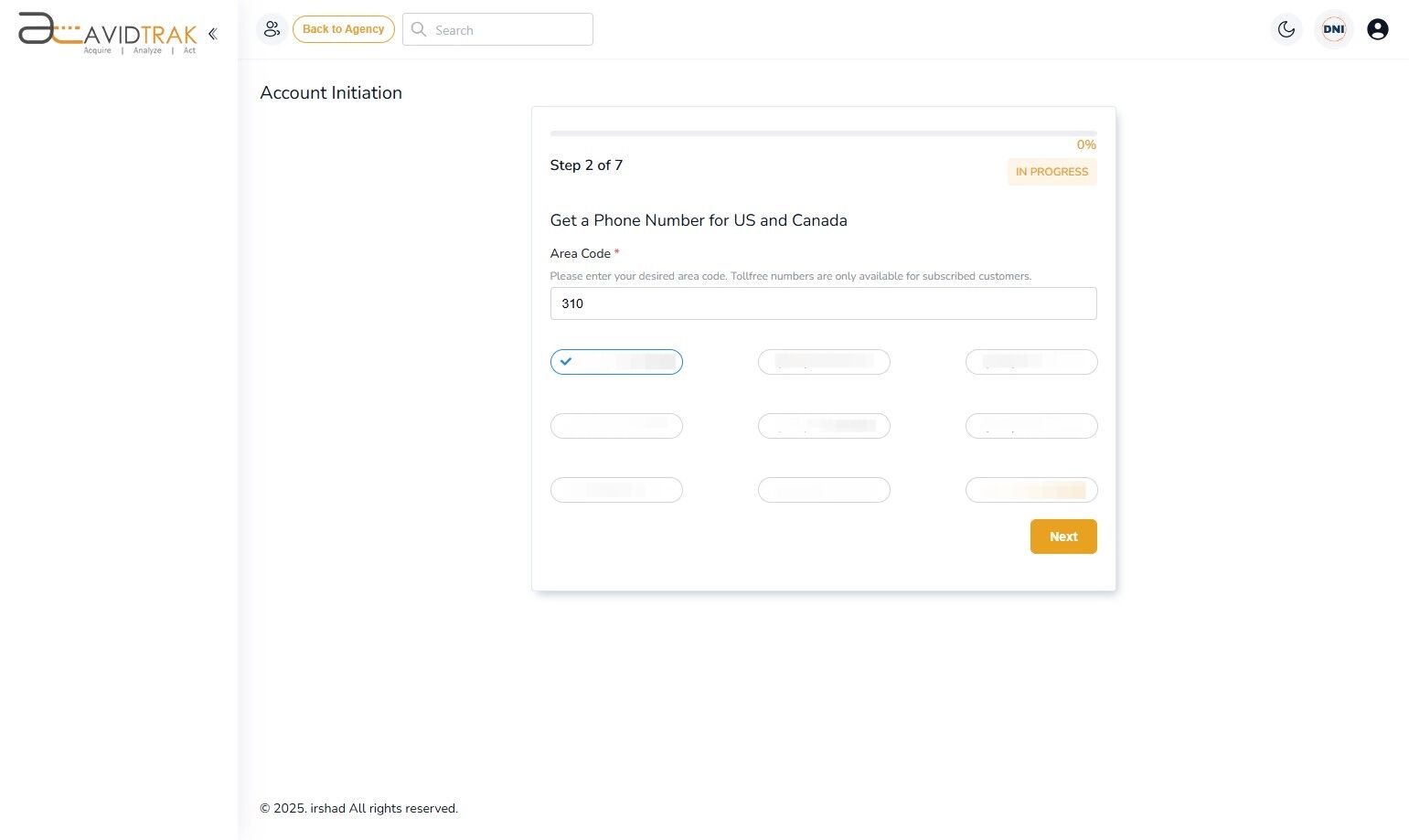 How to Set Up an AvidTrak Agency Account