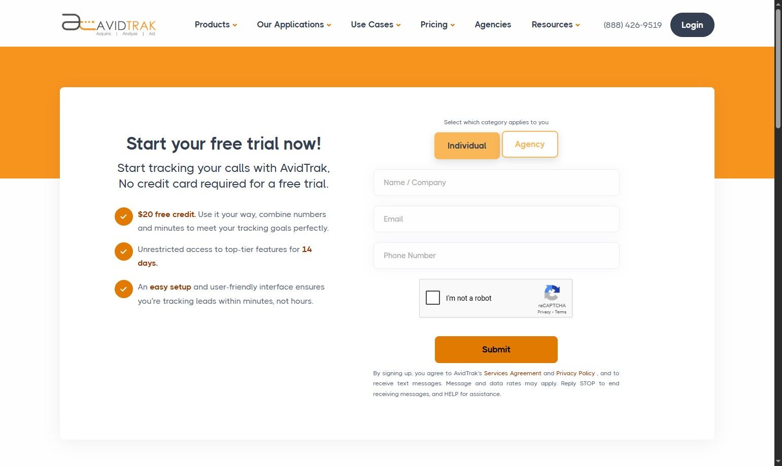How to Set Up an AvidTrak Agency Account