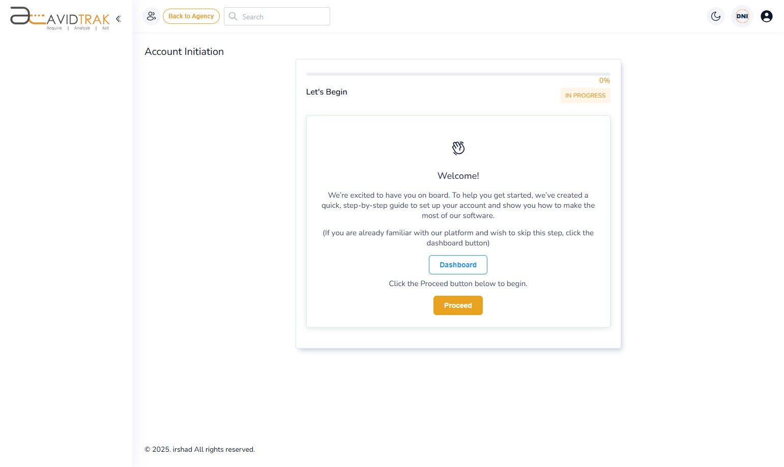 How to Set Up an AvidTrak Agency Account