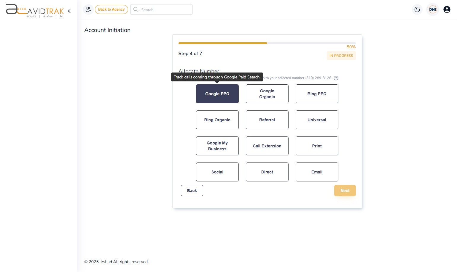 How to Set Up an AvidTrak Agency Account