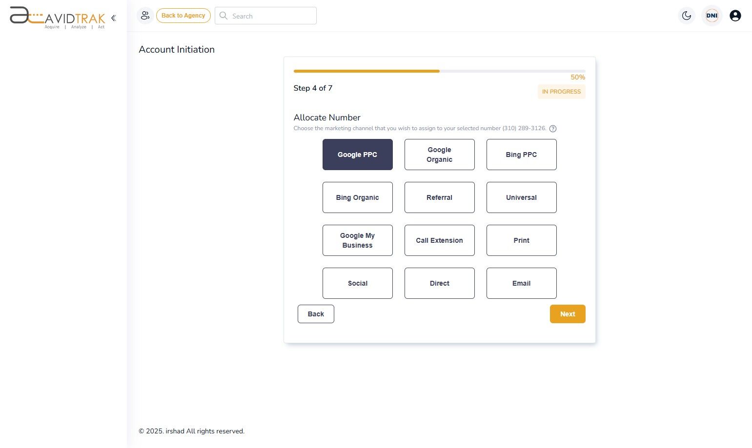 How to Set Up an AvidTrak Agency Account