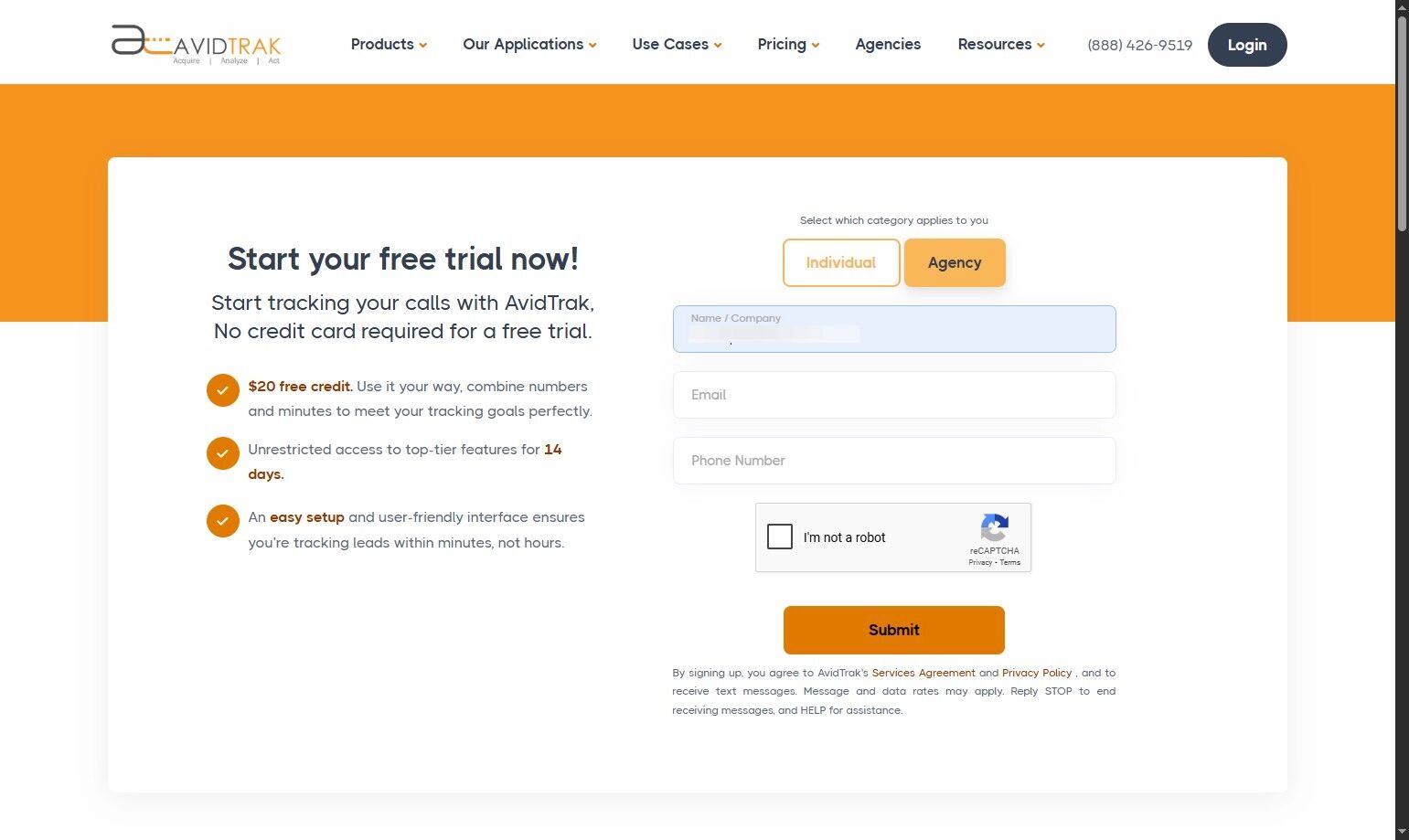 How to Set Up an AvidTrak Agency Account