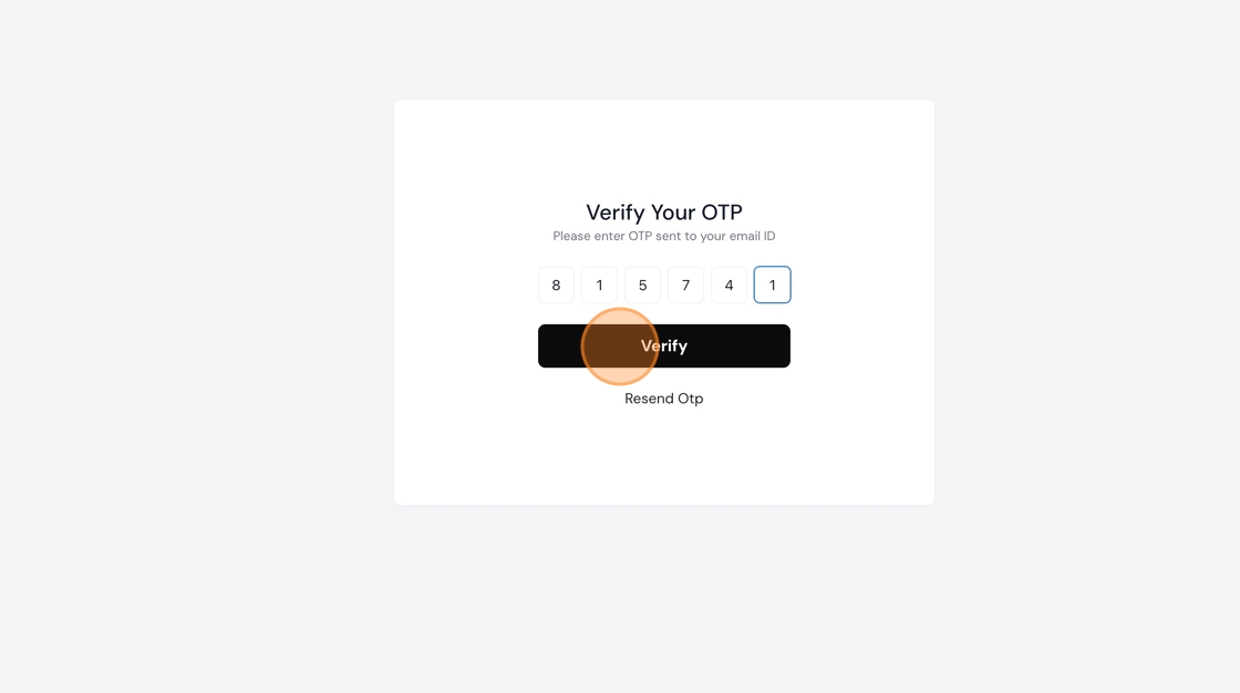 Verify OTP