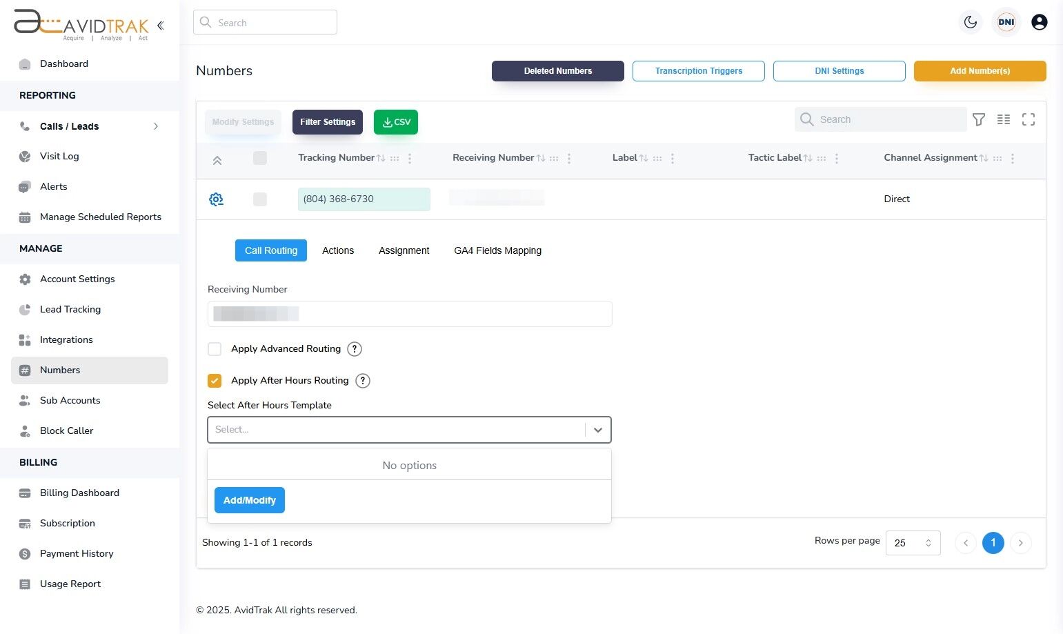 After Hours Call Forwarding