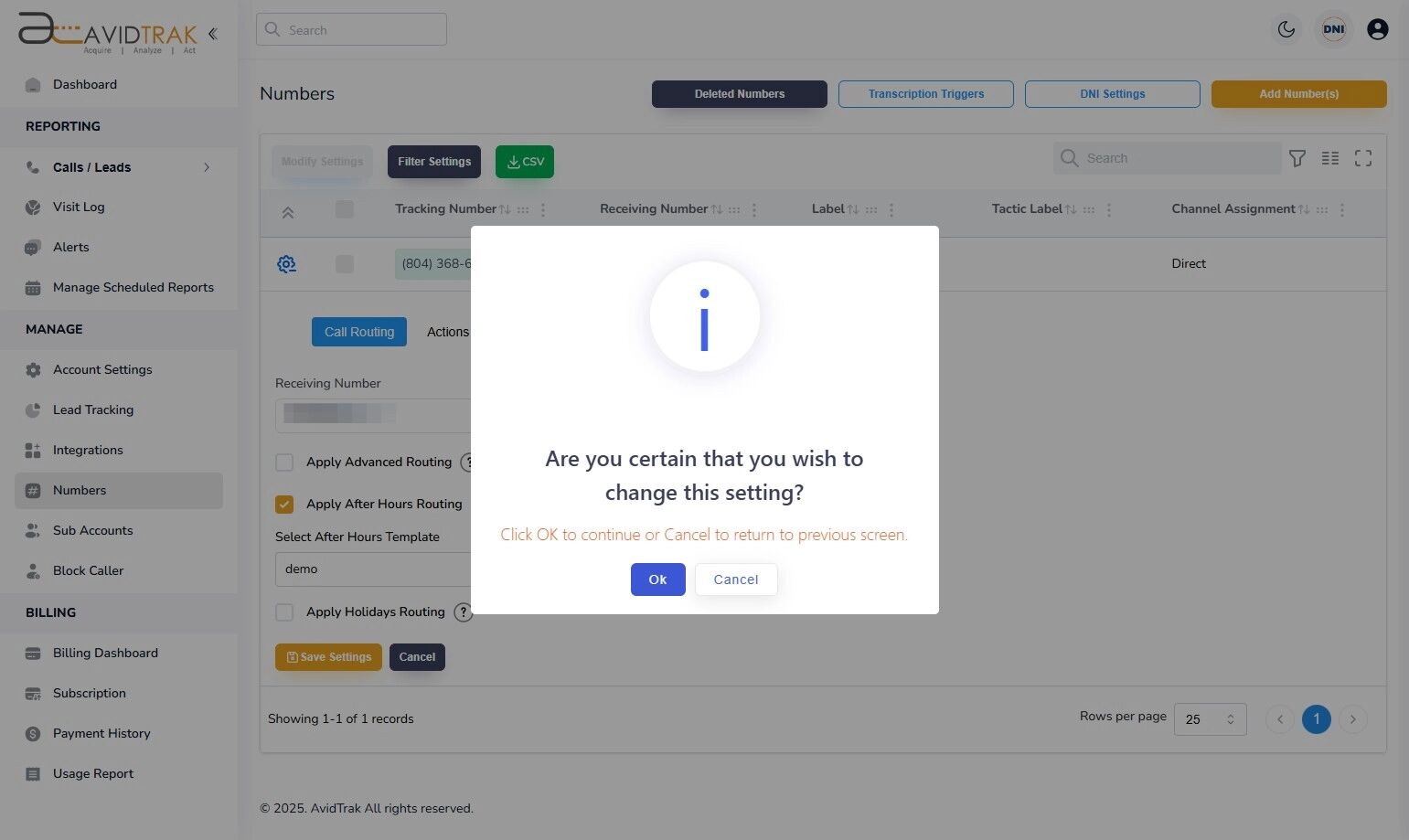 After Hours Call Forwarding