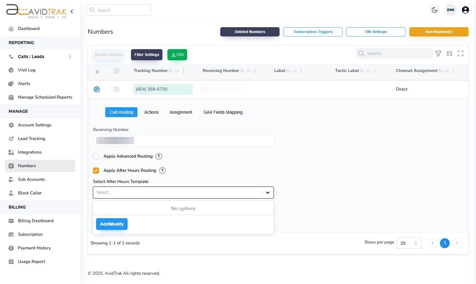 After Hours Call Forwarding