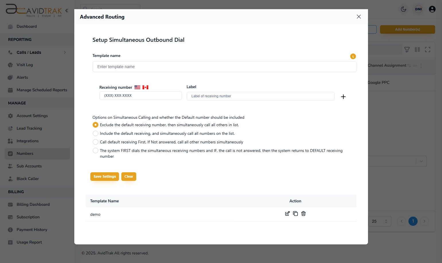 Simultaneous Call Routing