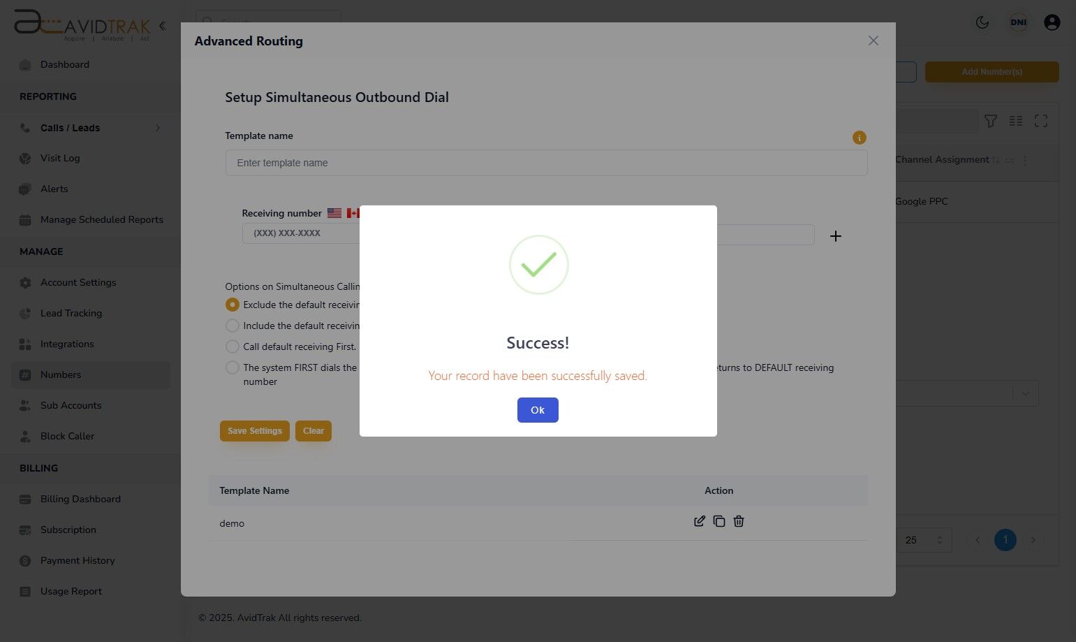 Simultaneous Call Routing