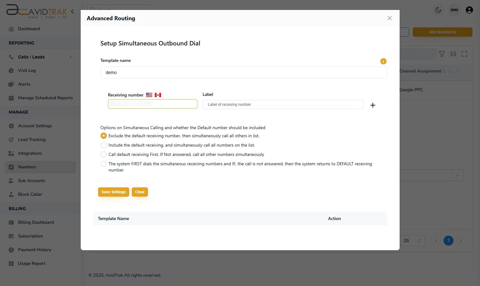 Simultaneous Call Routing
