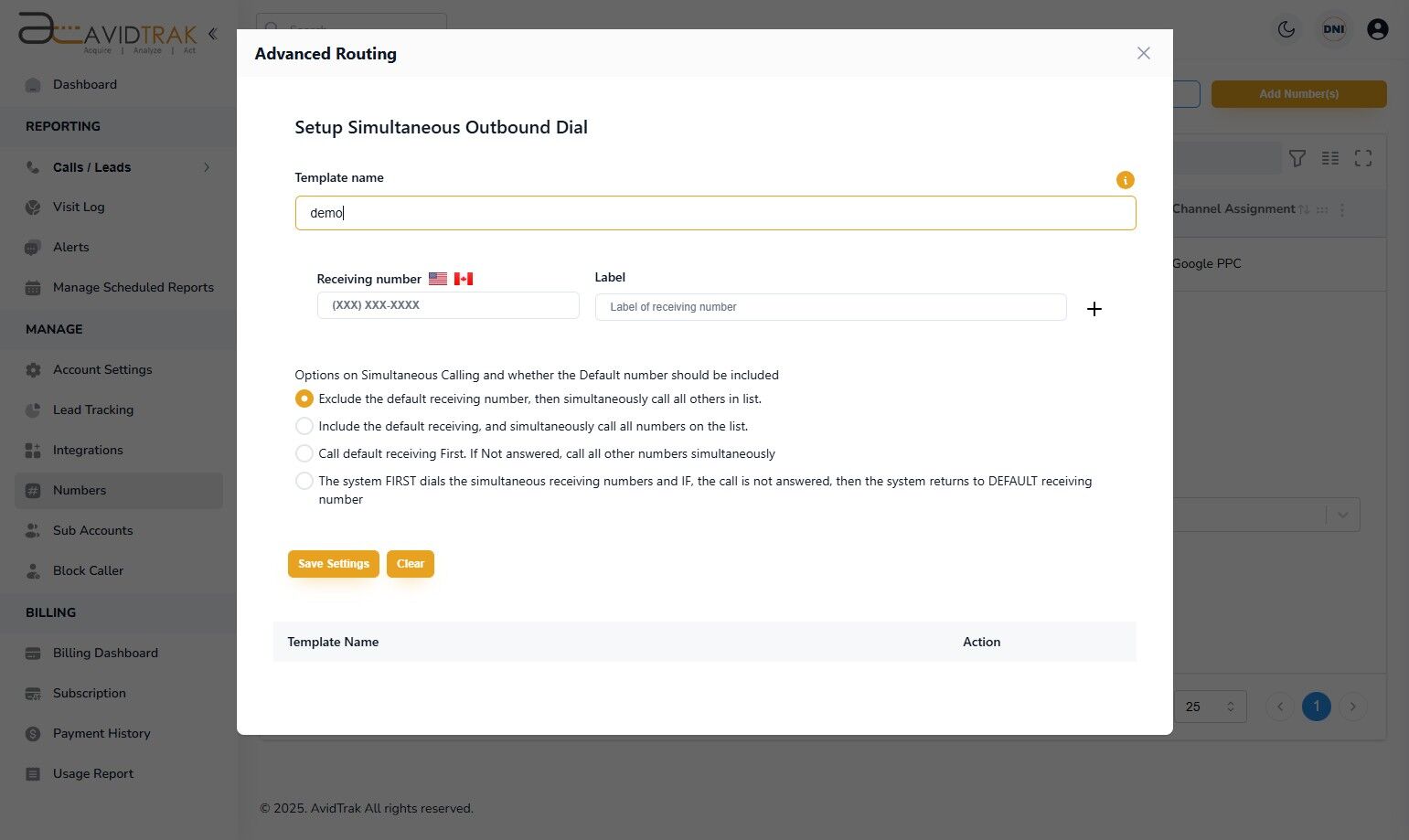 Simultaneous Call Routing