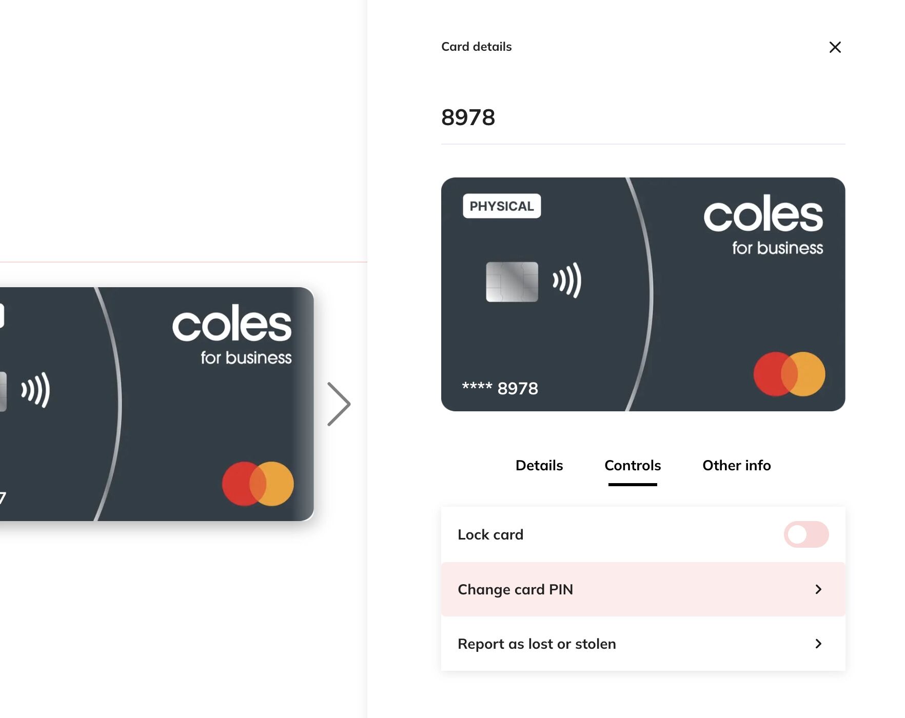 Change PIN screenshot