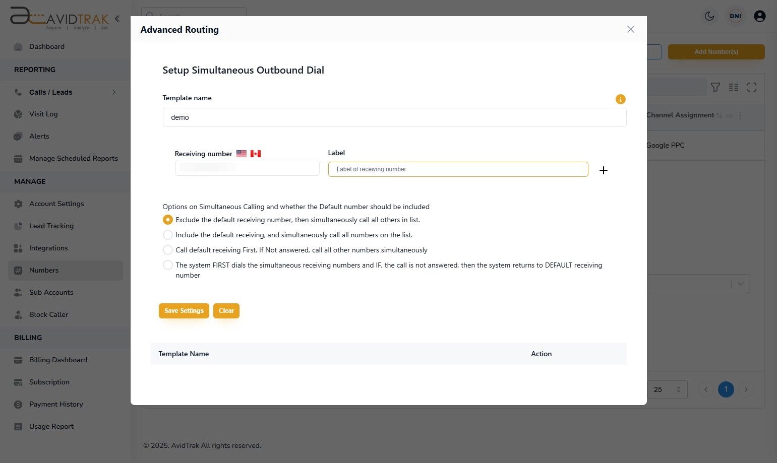 Simultaneous Call Routing