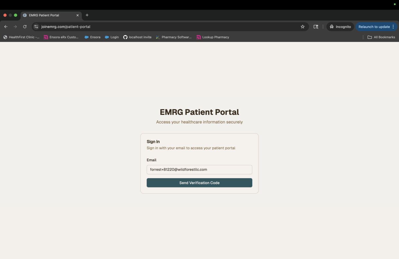 Patient Portal Login