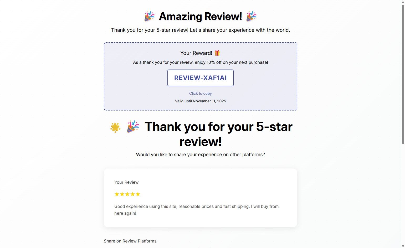 Review multiplication sharing page