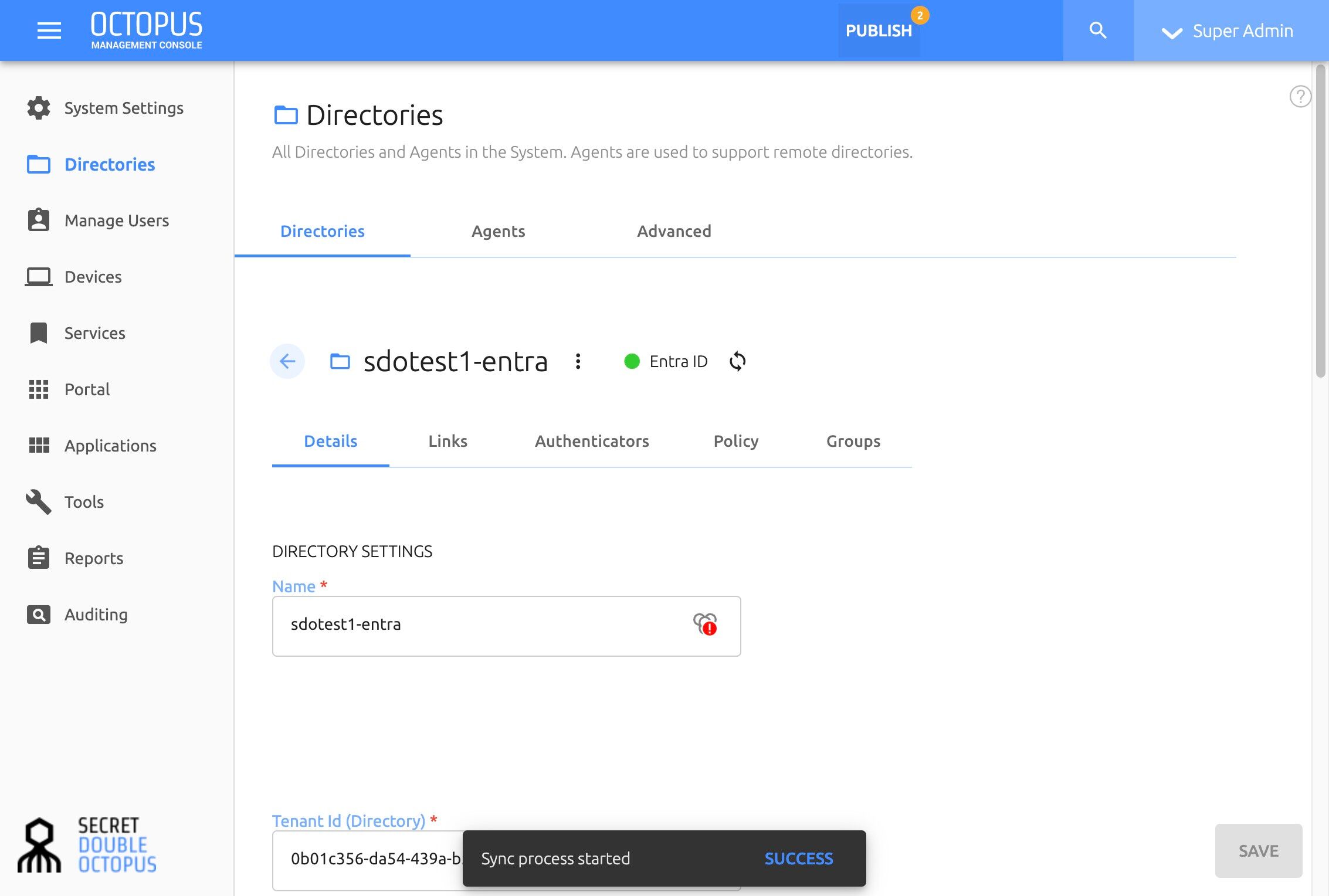 Step 20: Publish Directory