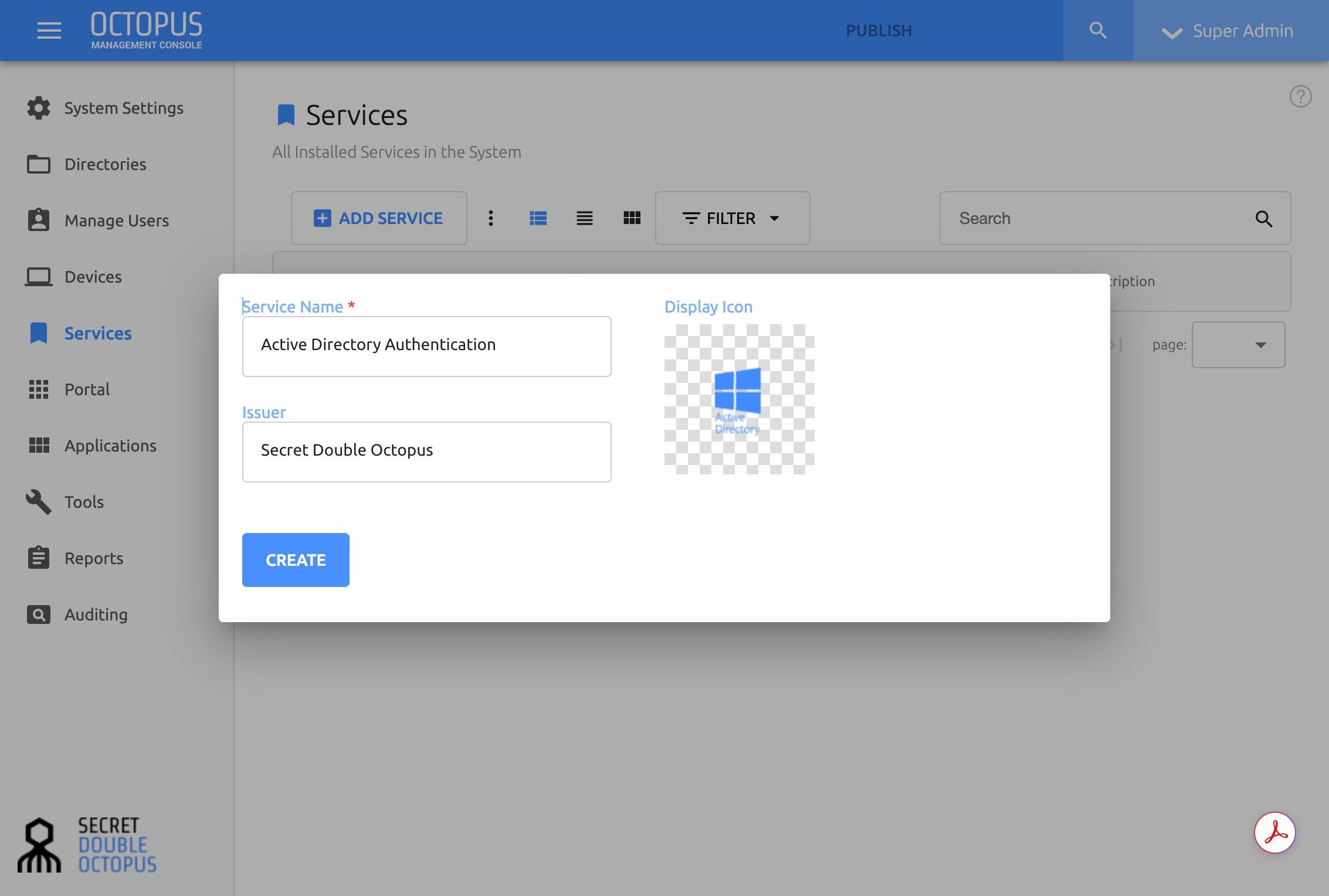 Step 29: Configure Service Settings
