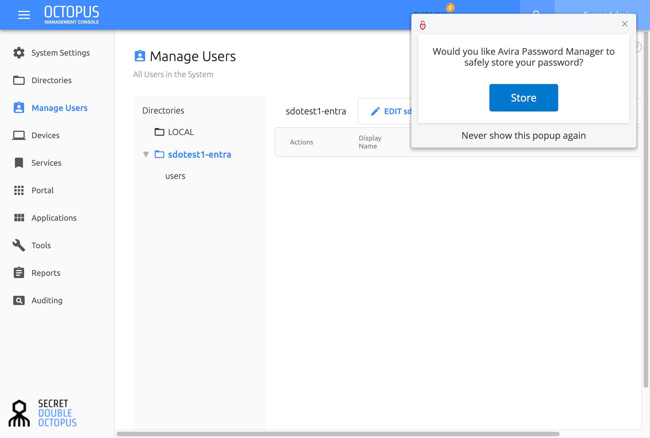 Step 24: Select Users