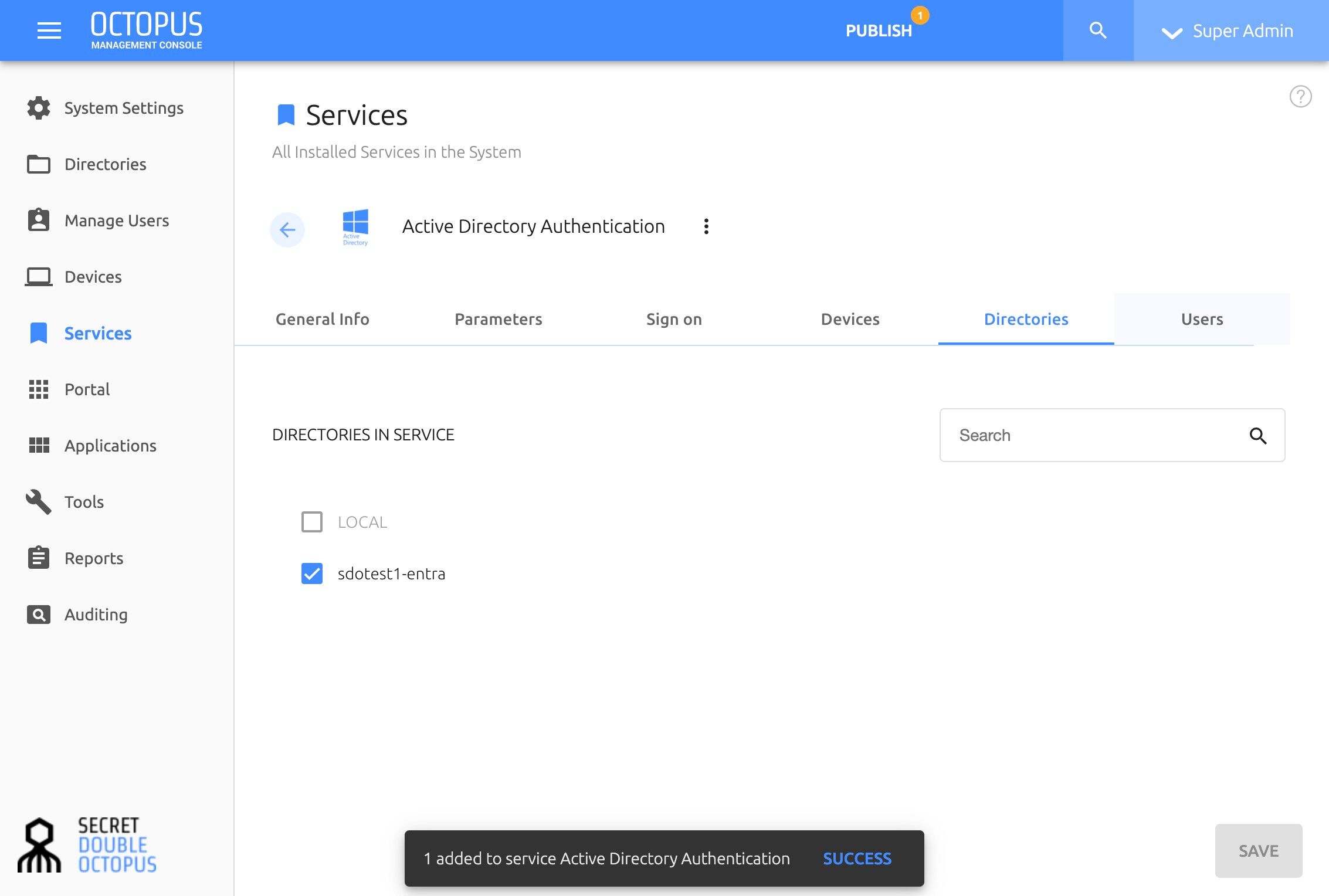 Step 33: Access Users