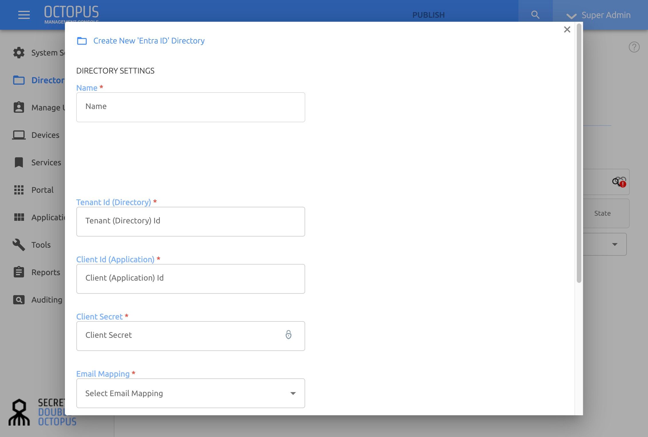 Step 14: Configure Directory Name