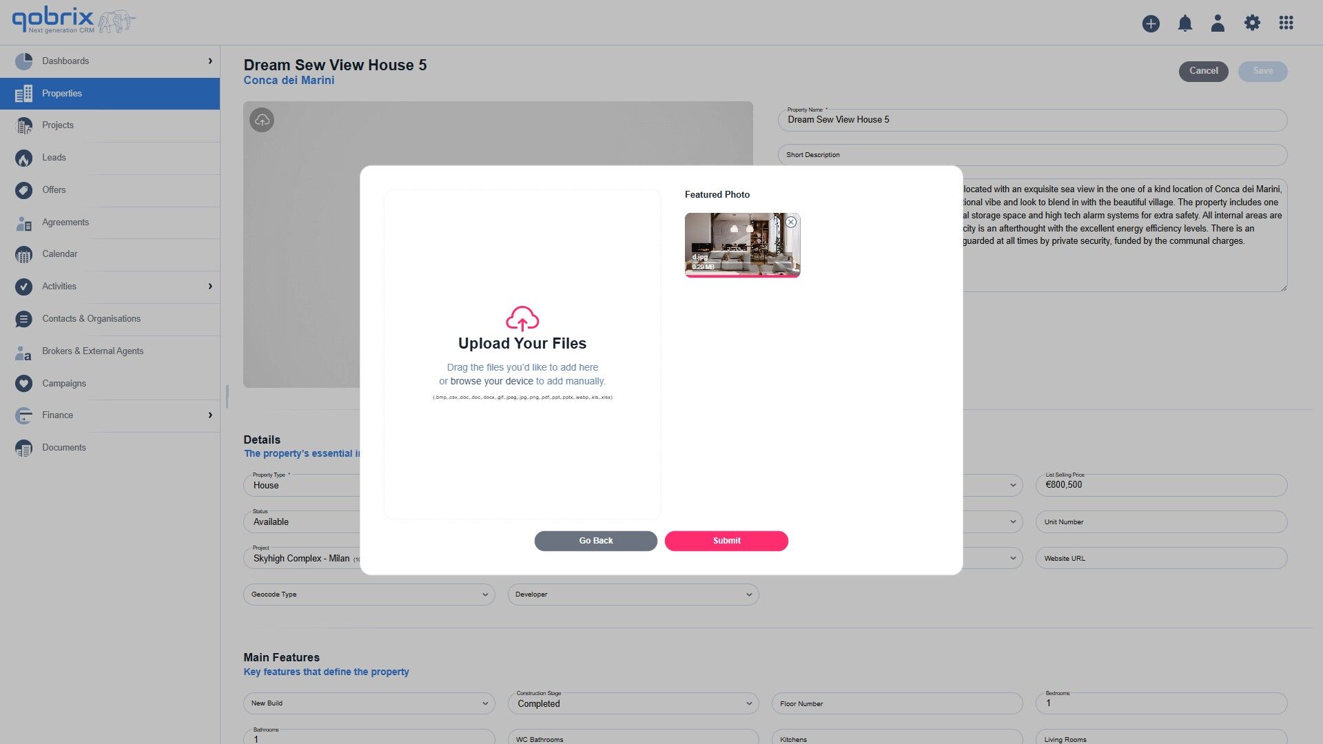 Step 4: Submit the featured photo