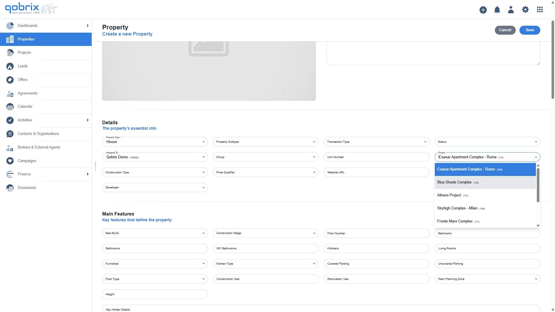 Step 6: Fill property details