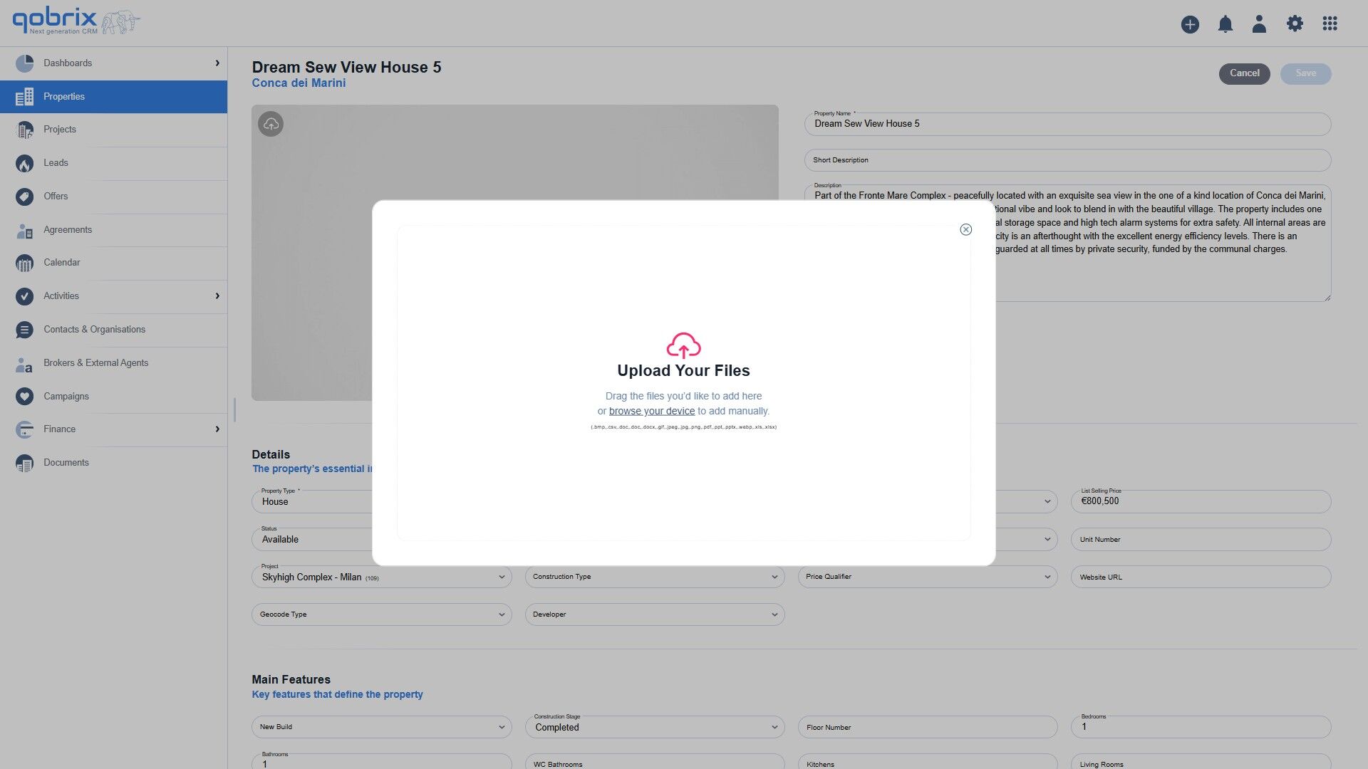 Step 3: Browse your device for photos