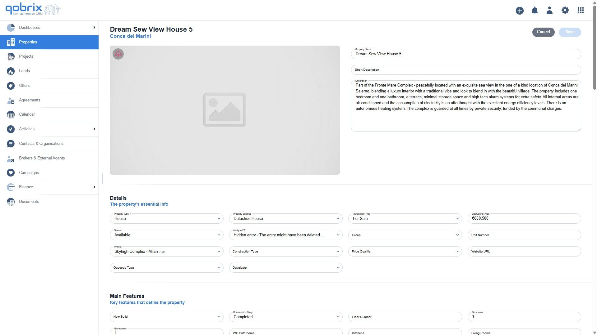 Step 1: Add property photos