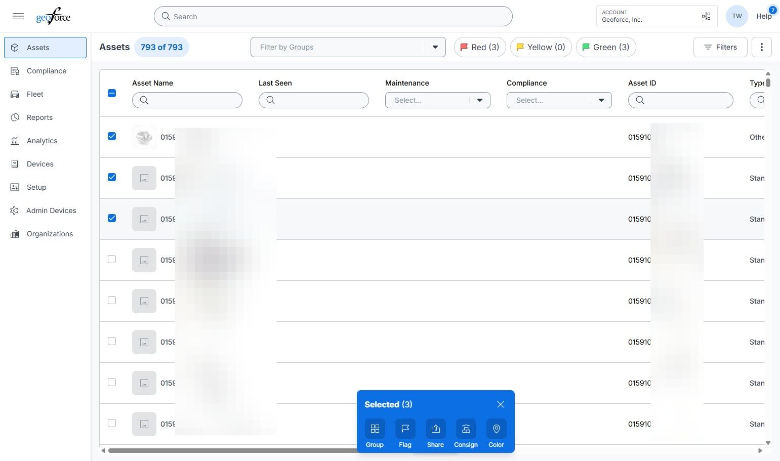 Groups - Creating Groups and Adding Assets – Geoforce Track & Trace