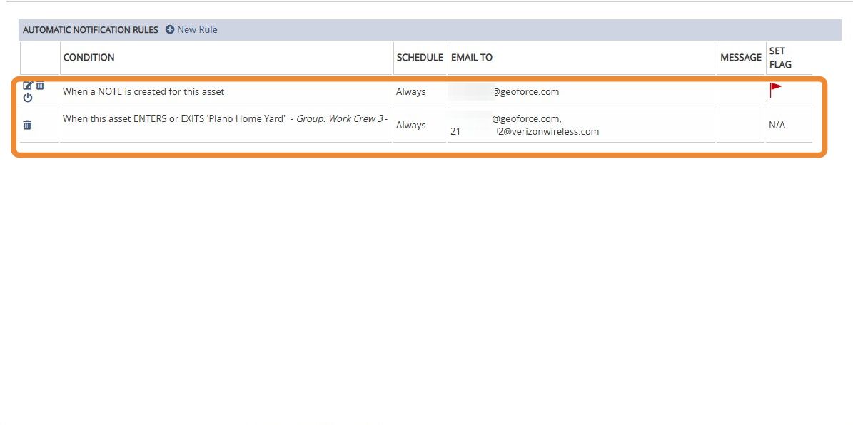 Create a Notification Alert for a Single Asset – Geoforce Track & Trace