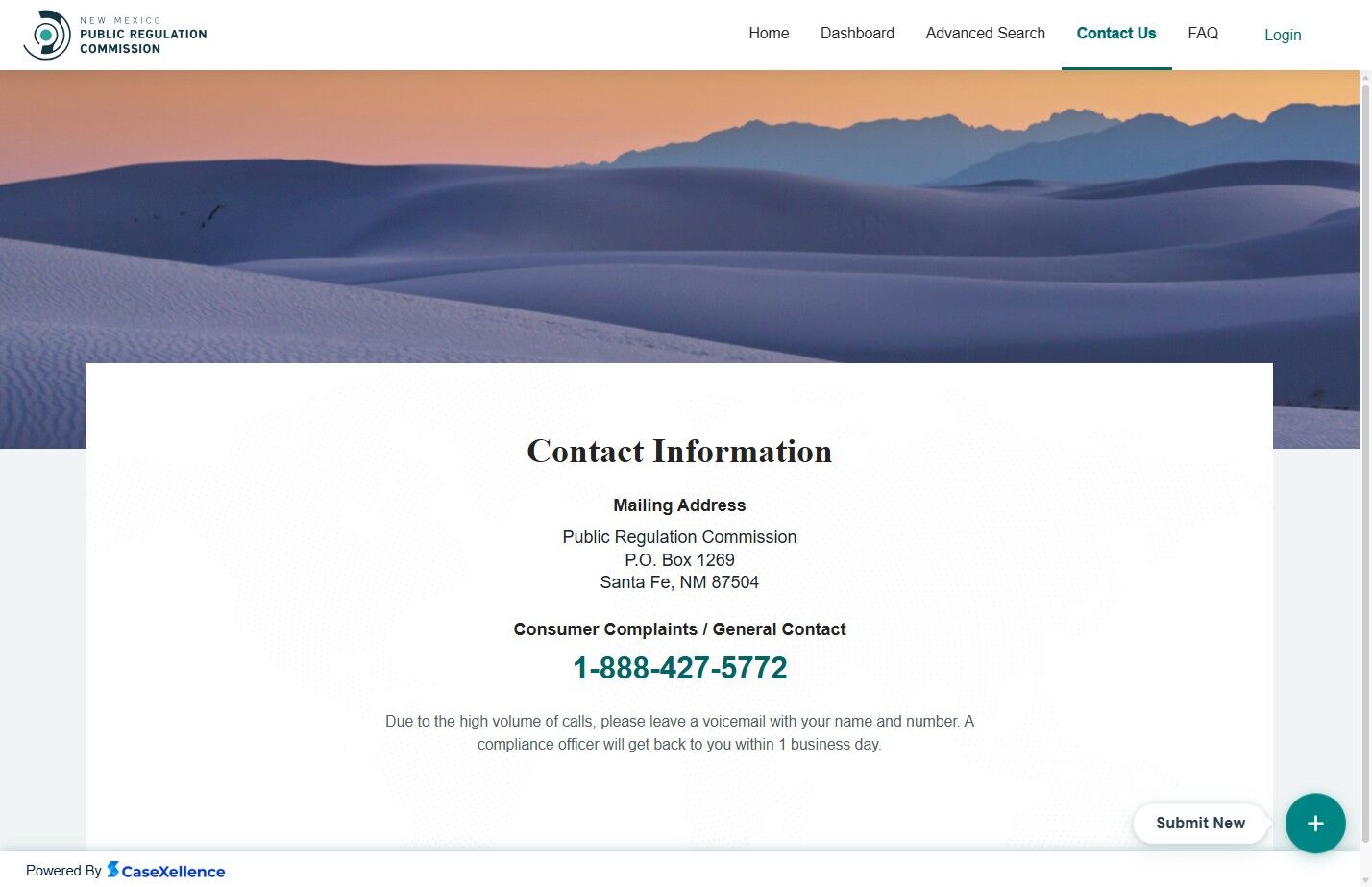 Contact Us Page