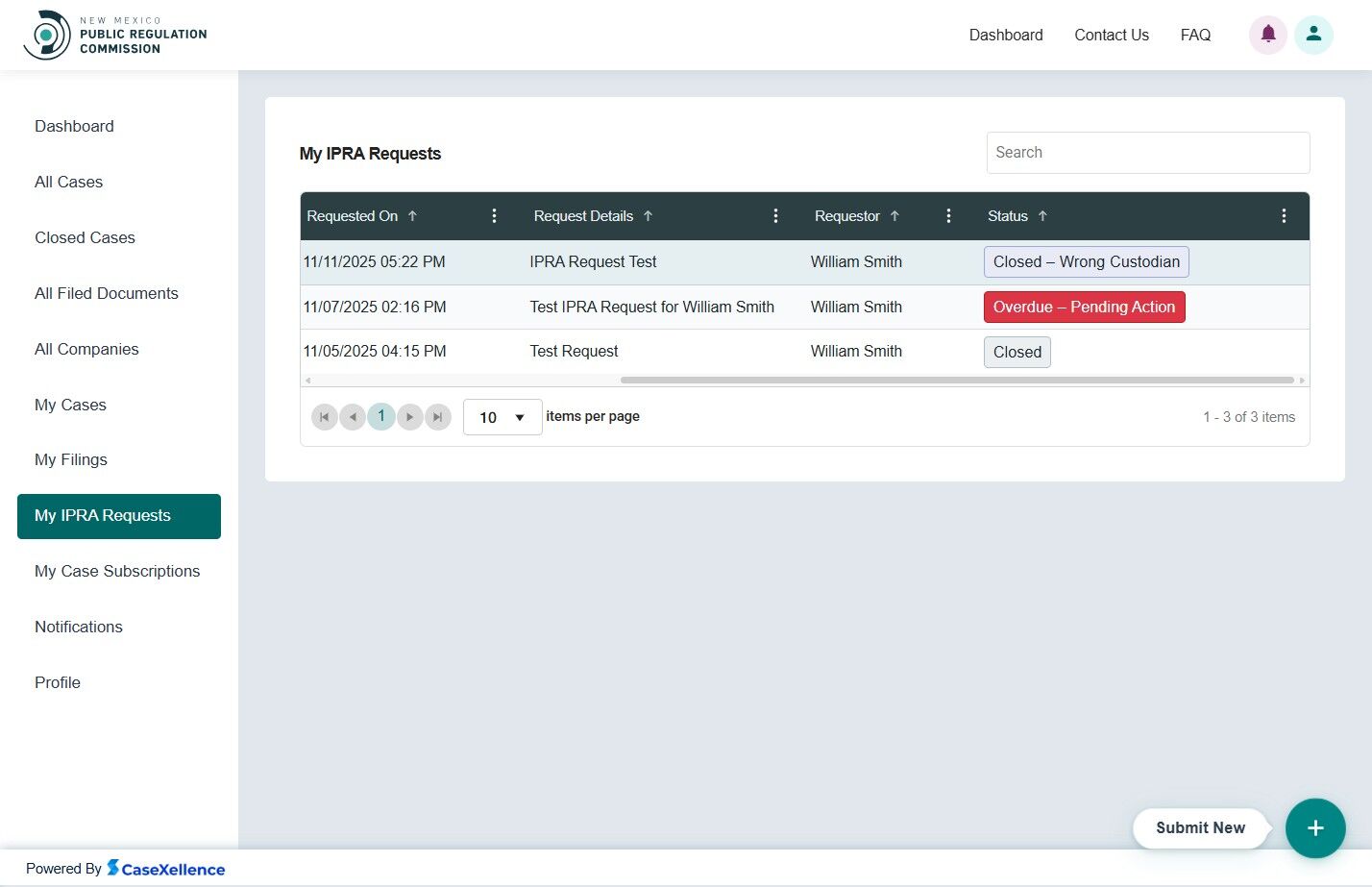 Wrong Custodian status