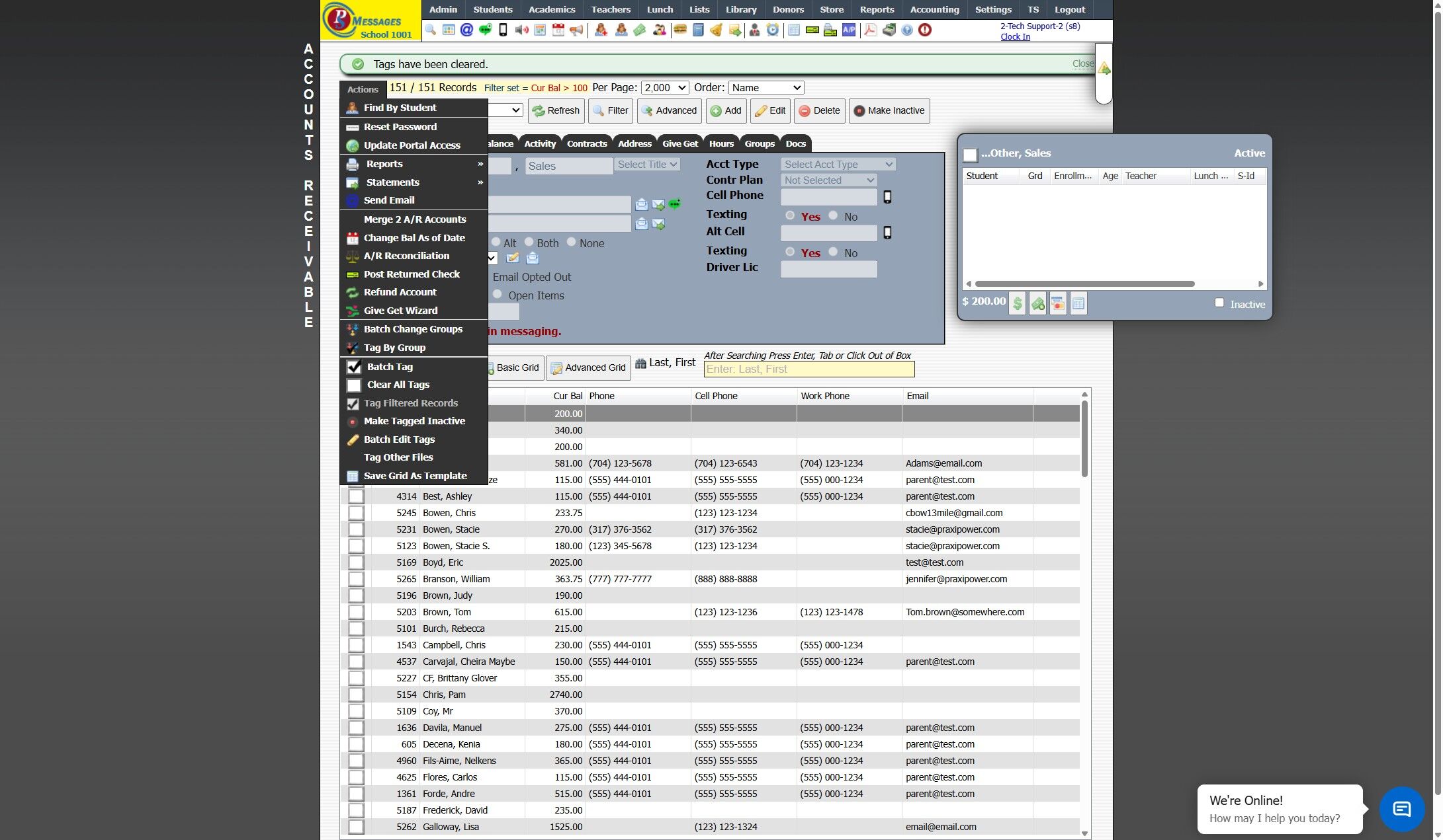 Batch Tagging AR Record from a Selected Filter & Batch Editing Hold on ...
