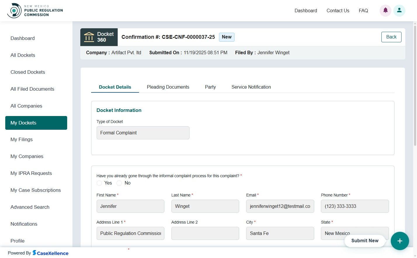 Case 360 Cancel button