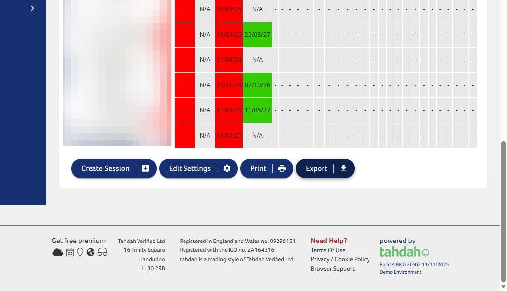 How to Export Ongoing Training Records