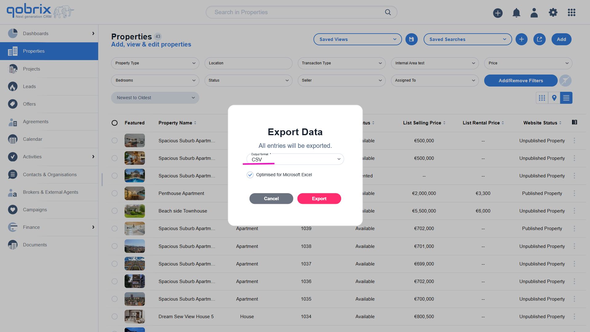 Step 19: Export as CSV