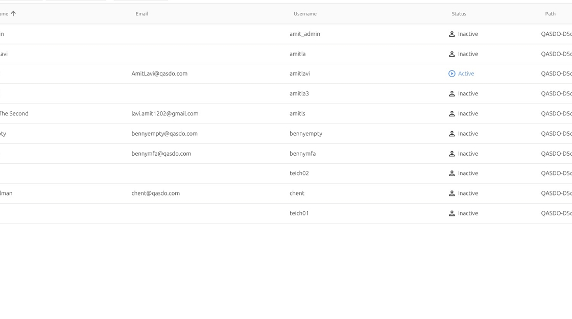 Navigate to Manage Users